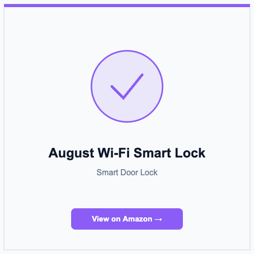 August Wi-Fi Smart Lock