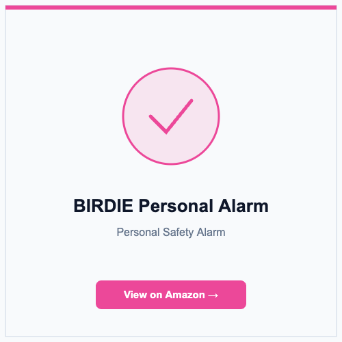BIRDIE Personal Safety Alarm