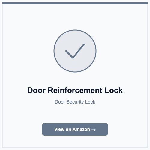 Door Reinforcement Lock