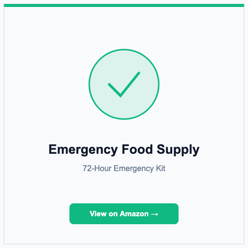 72-Hour Emergency Food Kit