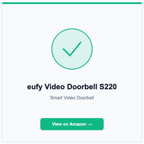 eufy Video Doorbell S220