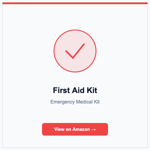 Comprehensive First Aid Kit