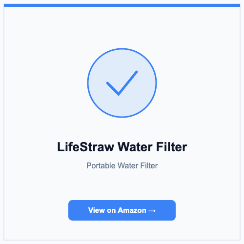 LifeStraw Personal Water Filter