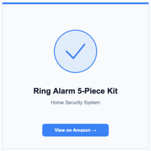 Ring Alarm 5-Piece Kit - Smart Safe Gear product review