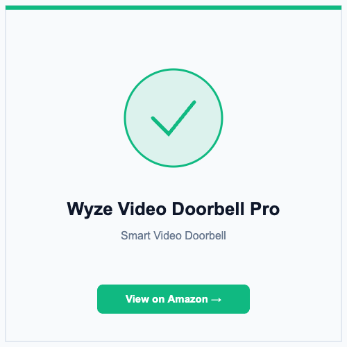 Wyze Video Doorbell Pro